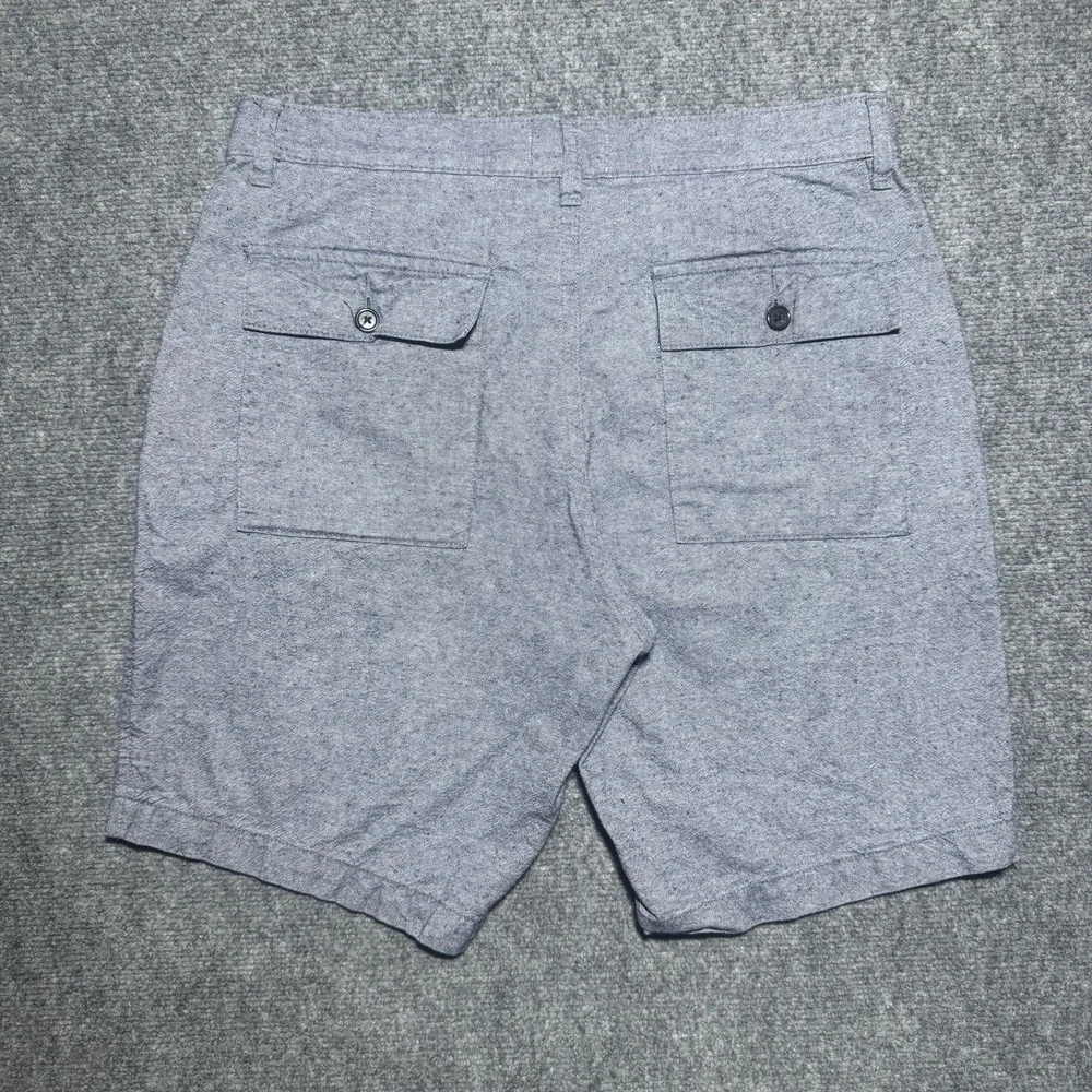 Taylor Stitch Shorts The Trail Short Virgin Cotton Men 34 Blue 9 Inch Inseam